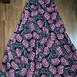 Lularoe floral Maxi skirt Size M NWOT